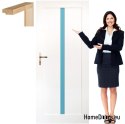 Wooden sash with frame lacquered OV9 70