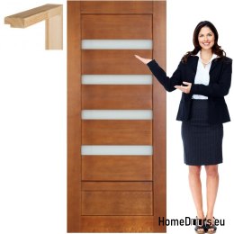 Wooden door with frame color MG15 90