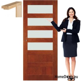 Wooden sash with frame color glass NV5 60