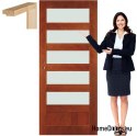 Wooden sash with frame colorful NV6 70