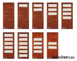 Wooden leaf with frame lacquered NV1 90
