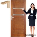 Wooden door frame lacquer color MK8 70