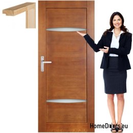 Wooden doors with frame varnish color MK4 90