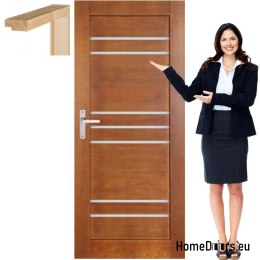 Wooden doors with glass frame lacquer MG11 70