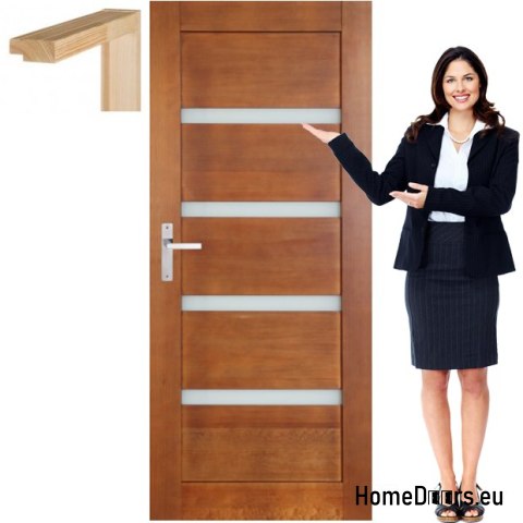 Wooden sash with frame color glass MG1 90