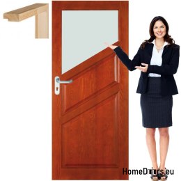 Wooden doors with frame color varnish FR2 90