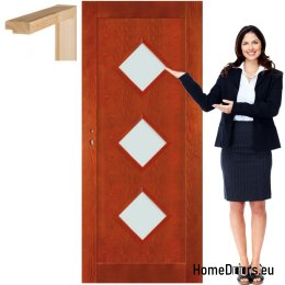 Wooden door with lacquered frame FG3 80
