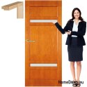 Wooden door with frame lacquered HF4 60