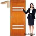Wooden door with frame lacquered HF6 70