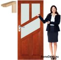 Wooden sash frame color varnish FR8 60