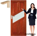 Wooden sash with frame glass color FR9 80