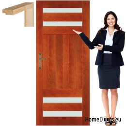 Door wooden frame lacquered CR10 70