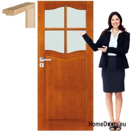 Wooden doors with frame color varnish DT6 90
