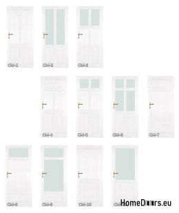 Wooden door with frame lacquered CM10 90