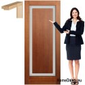 Wooden door with frame lacquered EM1 80