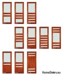 Wooden sash with frame colored CR2 70