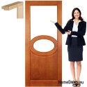 Door wooden door frame room color AR2 90
