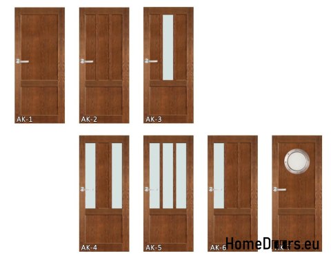 Door wooden frame lacquered AK3 70 Door wooden frame lacquered AK3 70