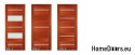Wooden door bathroom frame color VG2 80