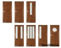 Wooden doors with frame color varnish AK1 80