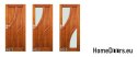Wooden doors with glass frame color BG3 60
