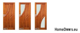 Wooden doors with glass frame color BG3 60