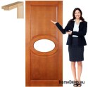 Wooden sash frame glass lacquer AR4 80