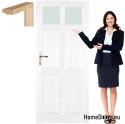 Wooden sash with bathroom frame CM5 80