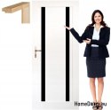 Wooden doors with frame varnish color OV10 60