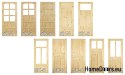 Door leaf with frame Stolgen SK8 60/70/80/90 L P