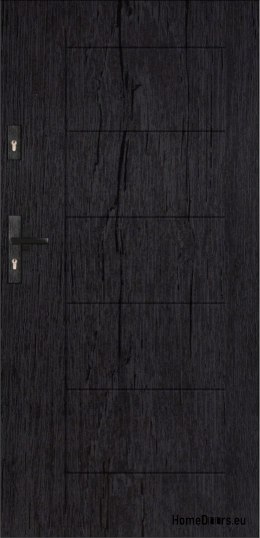 Exterior door T41 80 72MM Warm Ud=1,0 BLACK