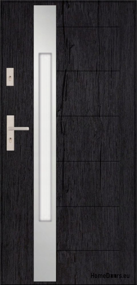 Exterior door T41 90 72MM Warm Ud=1,2 BLACK