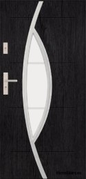 Exterior door T50 90 72MM Warm Ud=1,2 BLACK