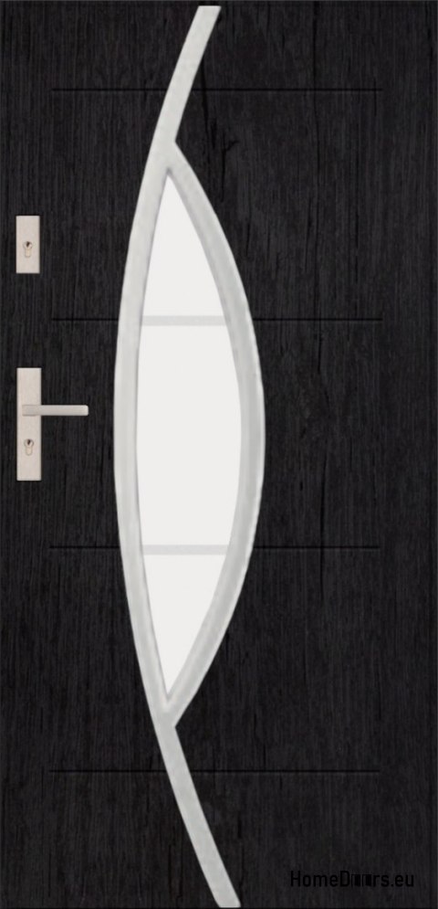 Exterior door T50 90 72MM Warm Ud=1,2 BLACK
