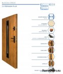 Exterior door T50 90 72MM Warm Ud=1,2 BLACK
