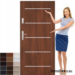 DOORS STEEL FULL SMOOTH 90 INOX 15 COLORS