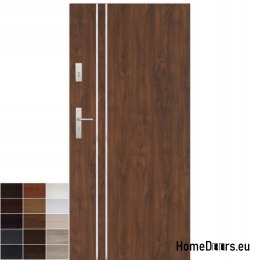 DOORS STEEL FULL SMOOTH 90 INOX STEEL PL