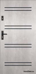 Exterior doors A10 90 55MM Warm Ud=1,2, CONCRETE