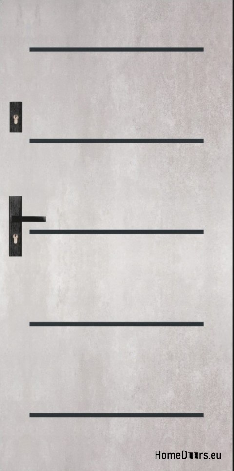 Exterior doors A9 80 55MM Warm Ud=1,2, CONCRETE