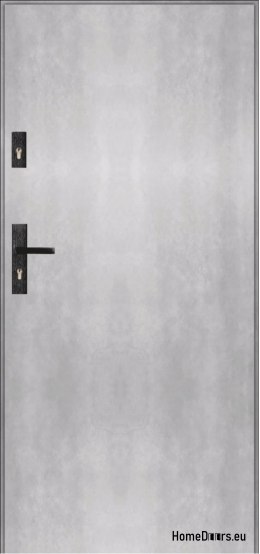Exterior doors steel 80 55MM Warm Ud=1,2, CONCRETE