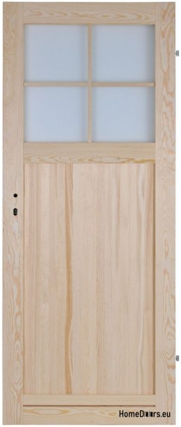 PINE DOORS BARK BEETLE DUO MUNTINS TOILET KNOTLESS 60