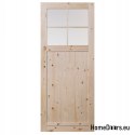 PINE DOORS BARK BEETLE DUO MUNTINS TOILET KNOT 60
