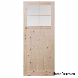 PINE DOORS BARK BEETLE DUO MUNTIN MUNTIN WC KNOT 80
