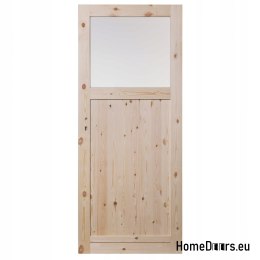 PINE DOORS BARK BEETLE DUO KNOTTED TOILET 70