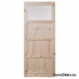 PINE DOORS BARK BEETLE QUATRO KNOT WC 60/70/80/90