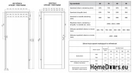 Interior doors Duo Eco Knot room 70 oil