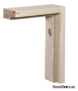 FIXED FRAME OILED PINE KNOT