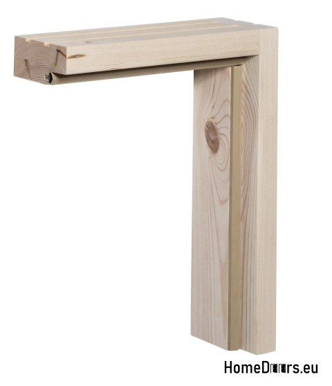 FIXED FRAME OILED PINE KNOT