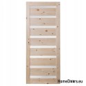 PINE DOOR BARK BEETLE ROOM OCTAVE KNOT 60