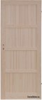 PINE DOORS BARK BEETLE QUATRO KNOTLESS FULL 60/70/80/90